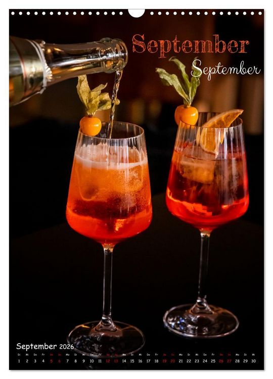 Produktbild: Mix it up - Cocktails (Wandkalender 2026 DIN A3 hoch), CALVENDO Monatskalender