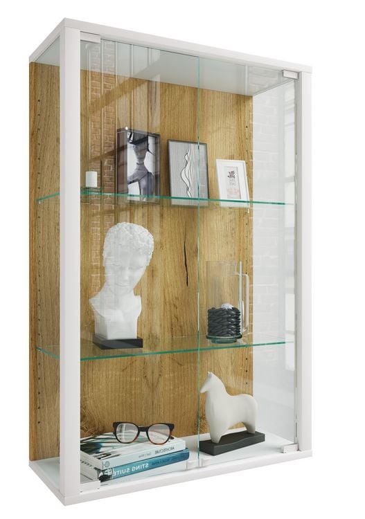 Produktbild: Wandvitrine H&auml;ngevitrine Glasvitrine Glas Udina M