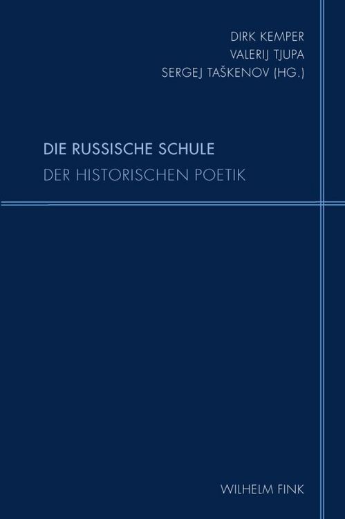 Produktbild: Die russische Schule der Historischen Poetik
