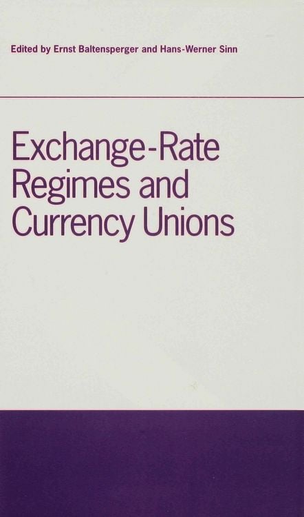 Produktbild: Exchange-Rate Regimes and Currency Unions