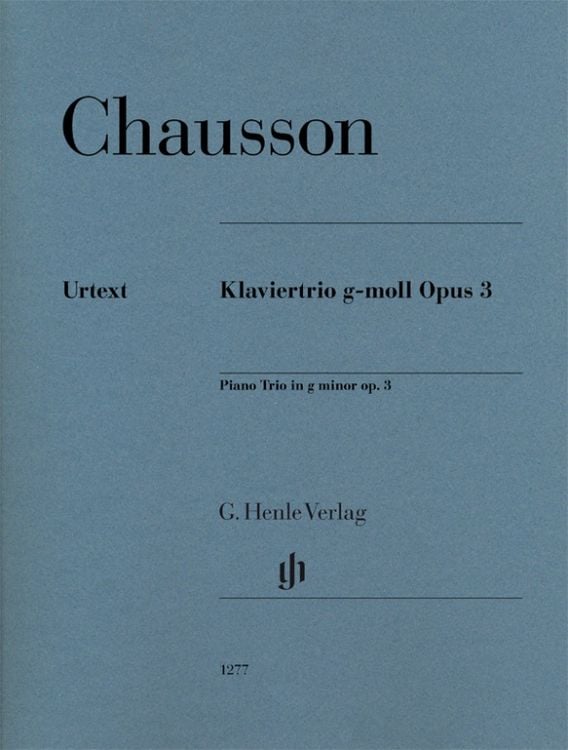 Produktbild: Ernest Chausson - Klaviertrio g-moll op. 3