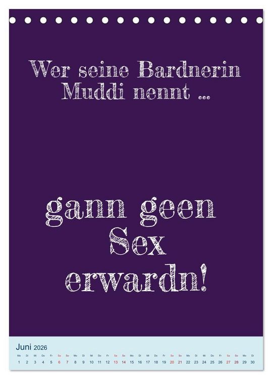 Produktbild: Ningeln&auml;sorum! Mundart und Dialekt Kalender Sachsen (Tischkalender 2026 DIN A5 hoch), CALVENDO Monatskalender