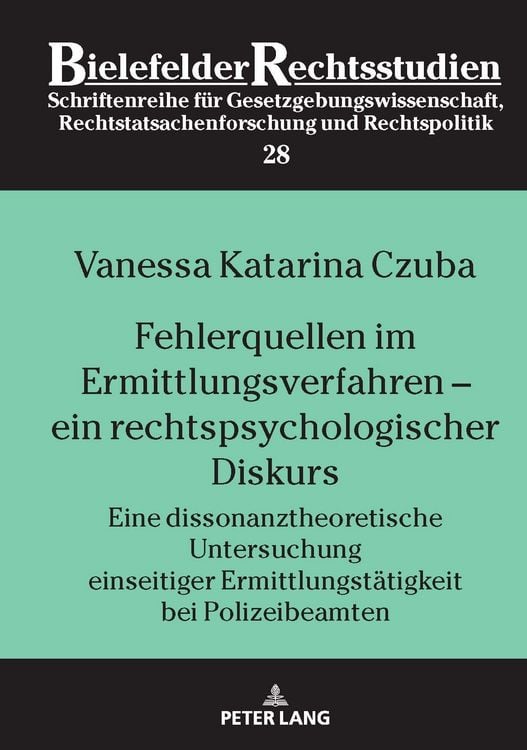 Produktbild: Fehlerquellen im Ermittlungsverfahren &ndash; ein rechtspsychologischer Diskurs