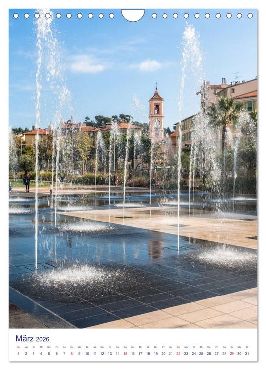 Produktbild: Nizza &ndash; Cote d'Azur 2026 (Wandkalender 2026 DIN A4 hoch), CALVENDO Monatskalender