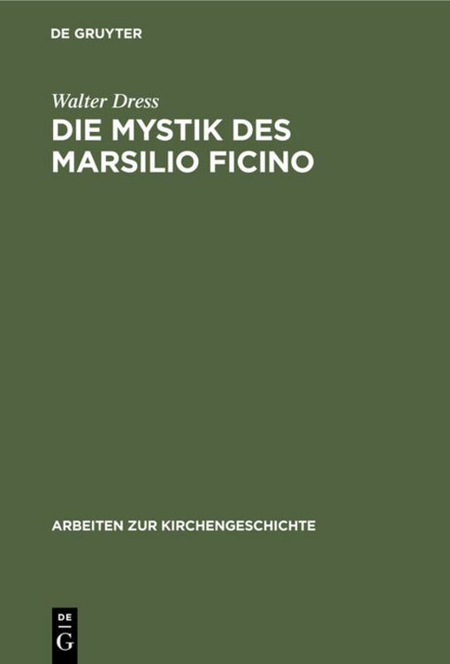 Produktbild: Die Mystik des Marsilio Ficino