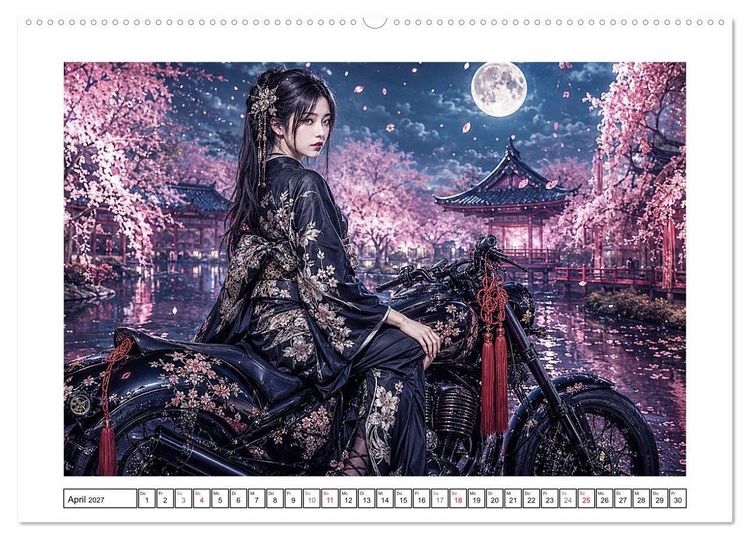 Produktbild: Nachtreiterinnen (Wandkalender 2027 DIN A2 quer), CALVENDO Monatskalender