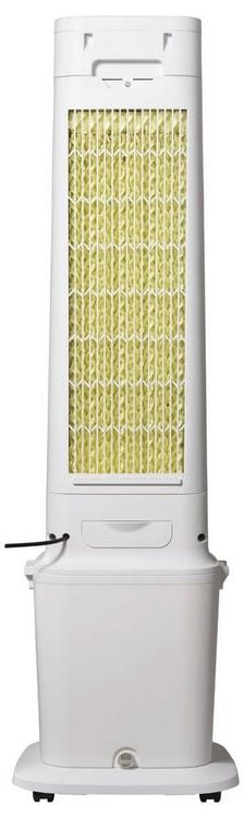 Produktbild: Sygonix Luftk&uuml;hler 90 W (L x B x H) 300 x 325 x 1130 mm Wei&szlig; mit Fernbedienung, Oszillierend, LED-Display, Timer