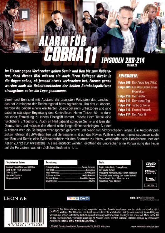 Produktbild: Alarm f&uuml;r Cobra 11 - Staffel 26 [2 DVDs]