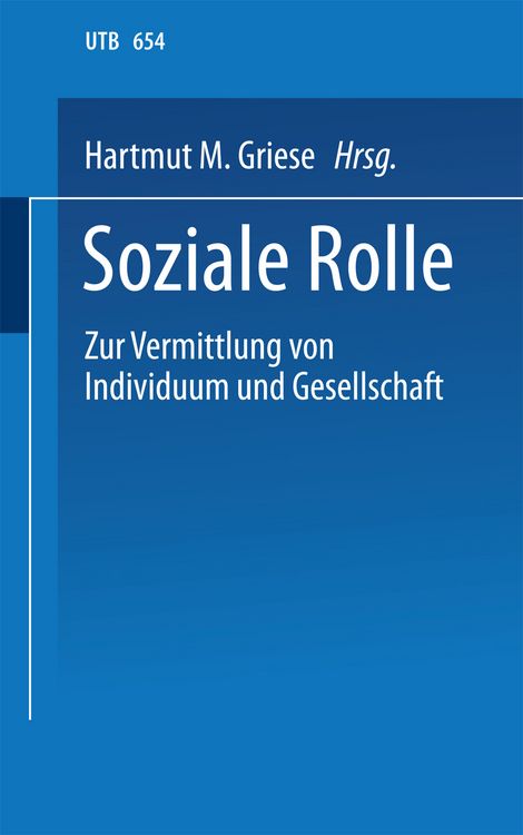Produktbild: Soziale Rolle