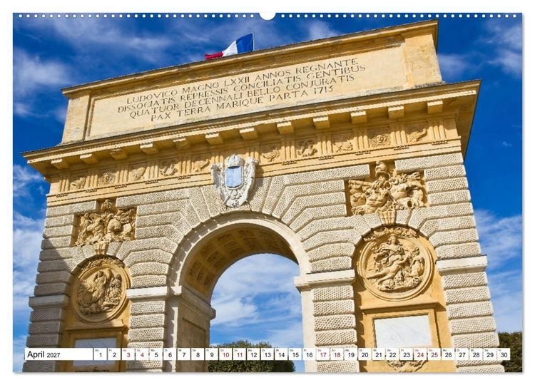 Produktbild: S&uuml;dwestfrankreich - St&auml;dte, Landschaften und Meer (Wandkalender 2027 DIN A2 quer), CALVENDO Monatskalender
