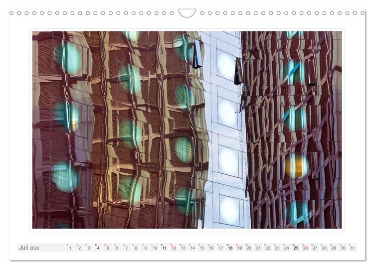 Produktbild: Spiegelnde Fassaden (Wandkalender 2026 DIN A3 quer), CALVENDO Monatskalender
