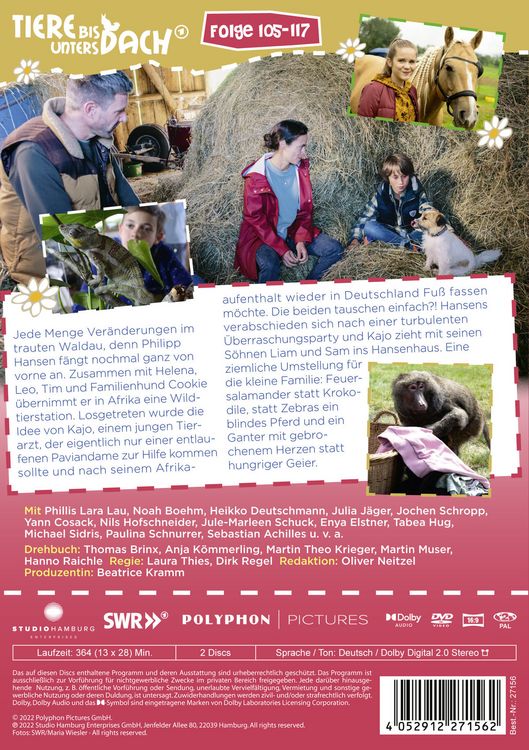 Produktbild: Tiere bis unters Dach - Staffel 9 [2 DVDs]