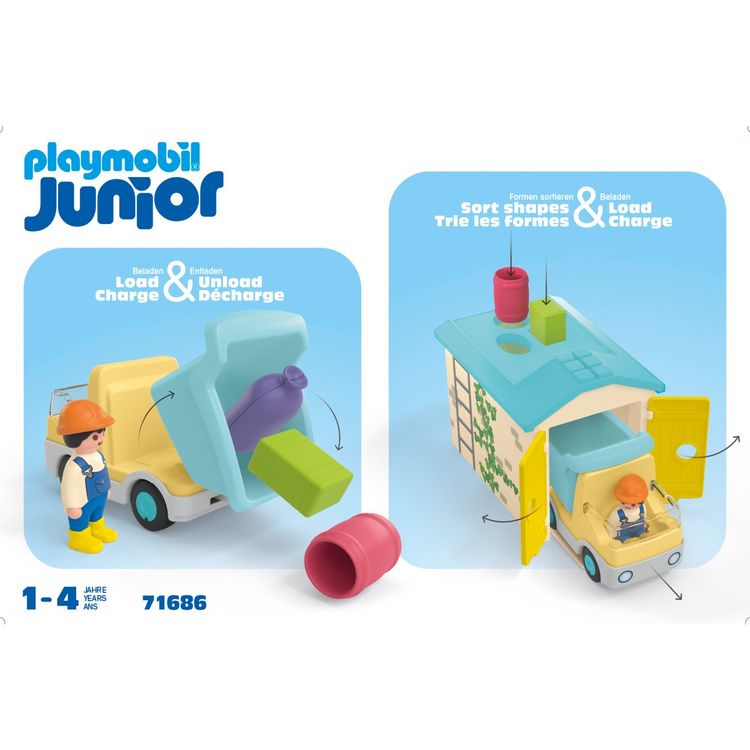 Produktbild: 71686 JUNIOR LKW mit Sortiergarage