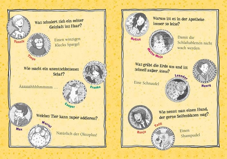Produktbild: Die Schule der magischen Tiere Erstausstattung: Witze! &ndash; &Uuml;ber 333 magische Tier- und Sch&uuml;lerwitze