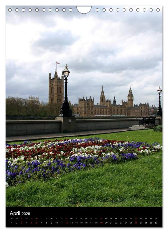 Produktbild: London - Impressionen (Wandkalender 2026 DIN A4 hoch), CALVENDO Monatskalender