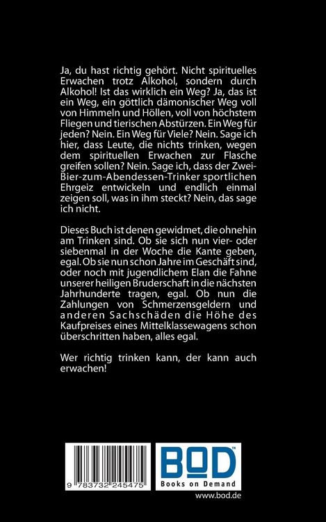 Produktbild: Spirituelles Erwachen durch Alkohol