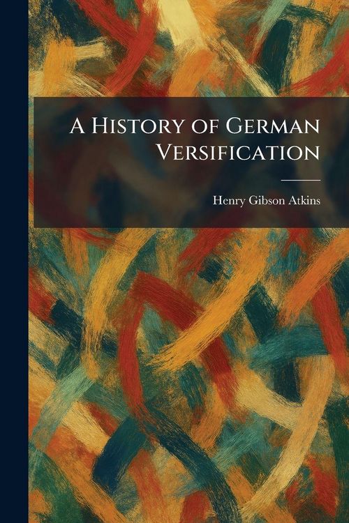 Produktbild: A History of German Versification
