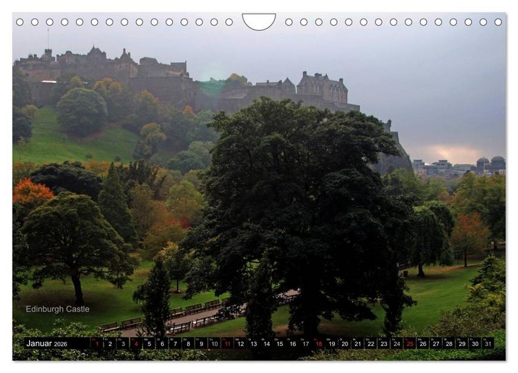 Produktbild: Schottland und Edinburgh (Wandkalender 2026 DIN A4 quer), CALVENDO Monatskalender