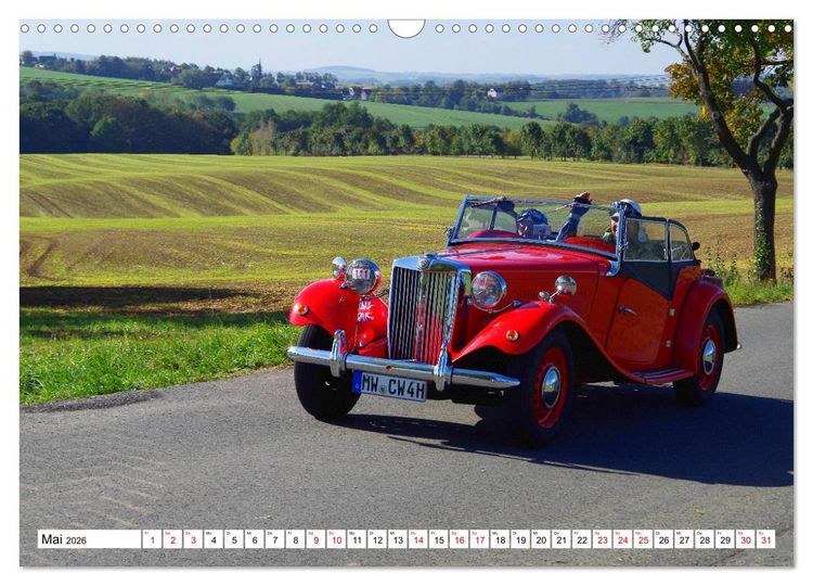 Produktbild: Oldtimer in Colditz (Wandkalender 2026 DIN A3 quer), CALVENDO Monatskalender