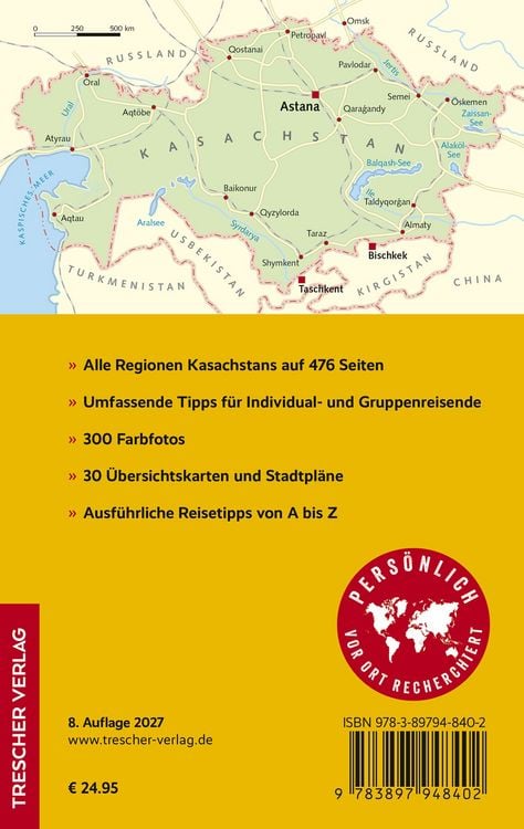 Produktbild: TRESCHER Reisef&uuml;hrer Kasachstan