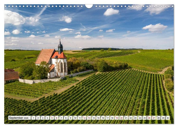 Produktbild: Landkreis Kitzingen (Wandkalender 2026 DIN A3 quer), CALVENDO Monatskalender