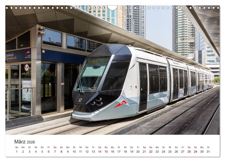 Produktbild: Trams und Stra&szlig;enbahnen (Wandkalender 2026 DIN A3 quer), CALVENDO Monatskalender
