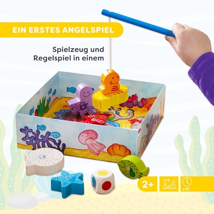 Produktbild: HABA Meine ersten Spiele: Fische angeln, Lernspiel