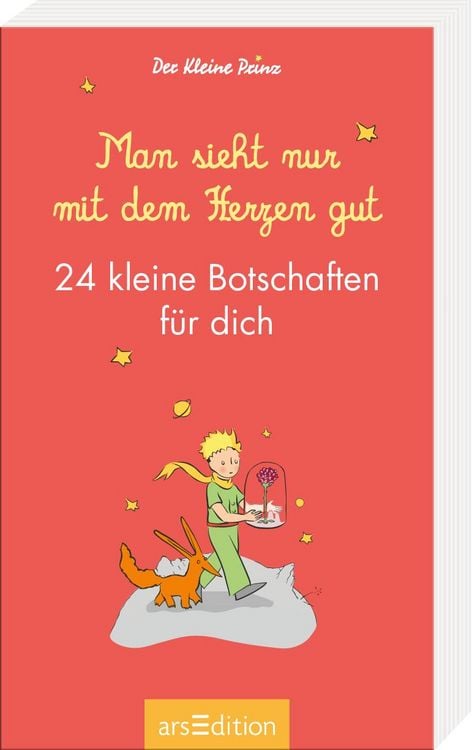 Produktbild: Man sieht nur mit dem Herzen gut. 24 kleine Botschaften f&uuml;r dich