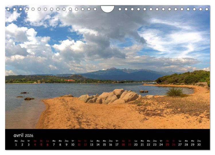 Produktbild: La Corse de plage en plage (Calendrier mural 2026 DIN A4 vertical), CALVENDO calendrier mensuel