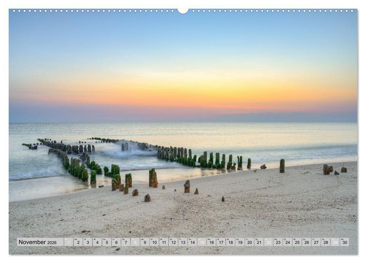Produktbild: Wundersch&ouml;nes Sylt - Perle der Nordsee (Wandkalender 2026 DIN A2 quer), CALVENDO Monatskalender