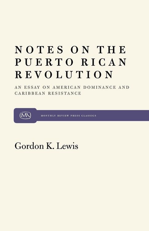Produktbild: Notes on the Puerto Rican Revolution