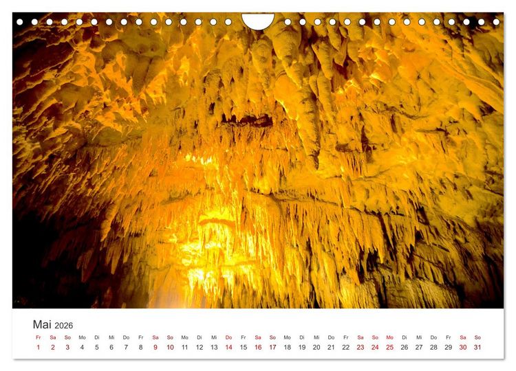 Produktbild: H&ouml;hlen - Eine Abenteuerreise ins Unbekannte. (Wandkalender 2026 DIN A4 quer), CALVENDO Monatskalender