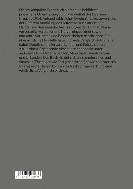 Produktbild: Das Eiserne Kreuz 1914
