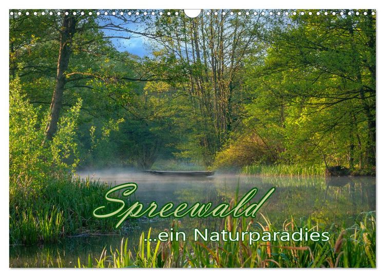 Produktbild: Spreewald - Ein Naturparadies (Wandkalender 2026 DIN A3 quer), CALVENDO Monatskalender
