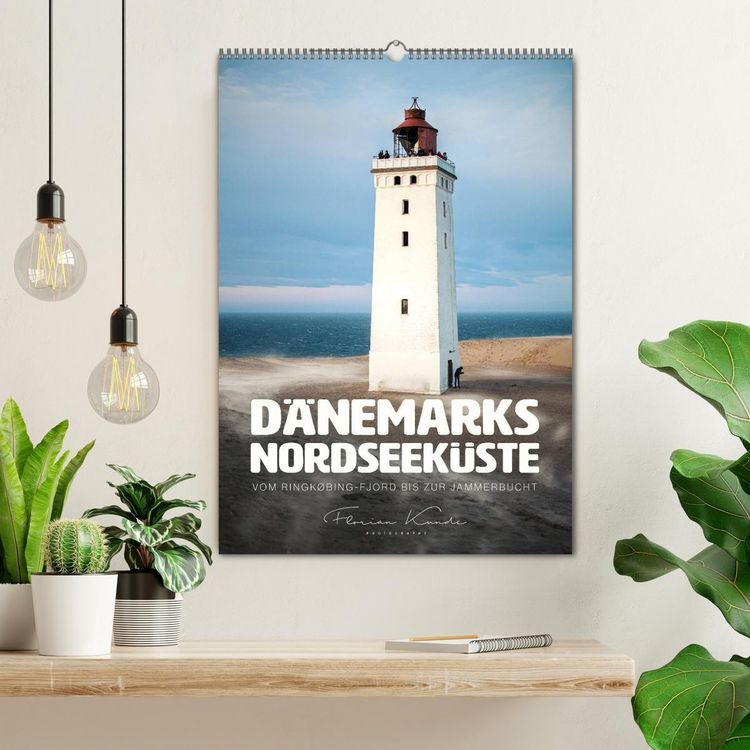 Produktbild: D&auml;nemarks Nordseek&uuml;ste - Vom Ringk&oslash;bing-Fjord bis zur Jammerbucht (Wandkalender 2026 DIN A2 hoch), CALVENDO Monatskalender