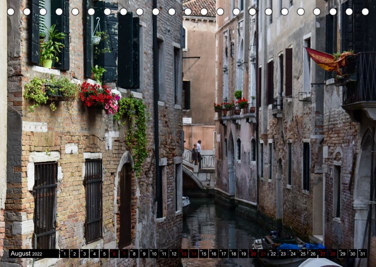 Produktbild: Venedig Impressionen (Tischkalender 2022 DIN A5 quer)