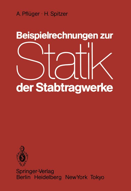 Produktbild: Beispielrechnungen zur Statik der Stabtragwerke