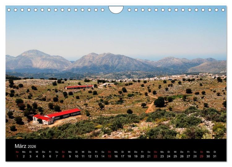 Produktbild: Insel Kreta (Wandkalender 2026 DIN A4 quer), CALVENDO Monatskalender