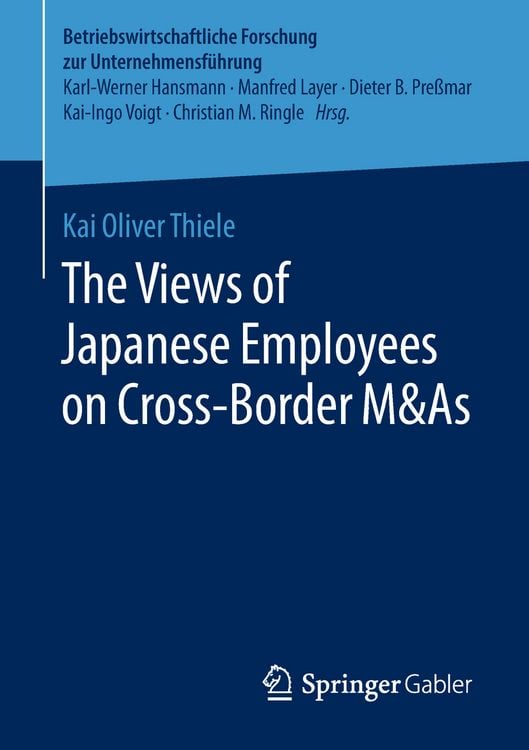 Produktbild: The Views of Japanese Employees on Cross-Border M&As