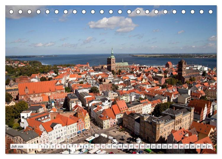 Produktbild: Deutsche Stadtansichten (Tischkalender 2026 DIN A5 quer), CALVENDO Monatskalender