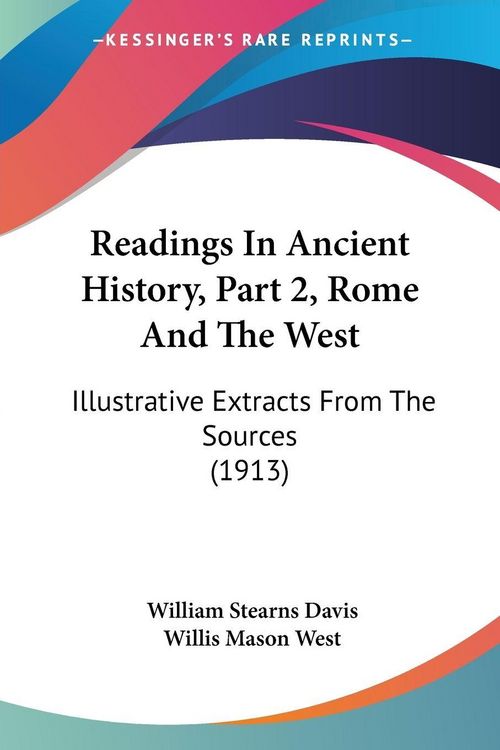 Produktbild: Readings In Ancient History, Part 2, Rome And The West