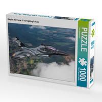 Produktbild: CALVENDO Puzzle Belgian Air Force - F-16 Fighting Falcon 1000 Teile Lege-Gr&ouml;&szlig;e 64 x 48 cm Foto-Puzzle Bild von Timo Breidenstein