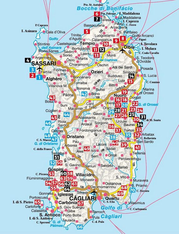 Produktbild: ROTHER Guide de randonn&eacute;es Sardaigne. 72 itin&eacute;raires - Les plus belles randonn&eacute;es entre mer et montagne