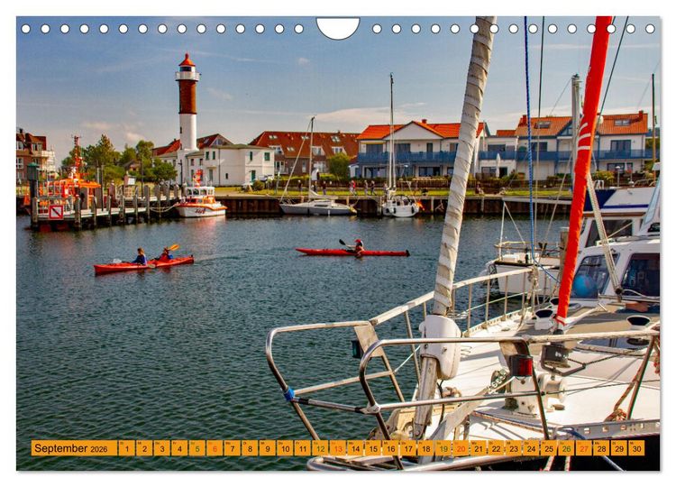 Produktbild: Wismarer Bucht - Impressionen zwischen Kl&uuml;tzer Winkel und der Insel Poel (Wandkalender 2026 DIN A4 quer), CALVENDO Monatskalender