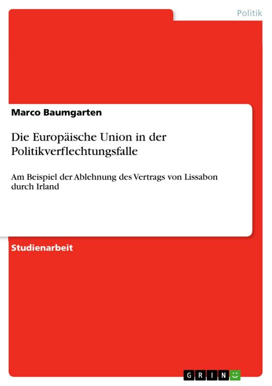 Produktbild: Die Europ&auml;ische Union in der Politikverflechtungsfalle