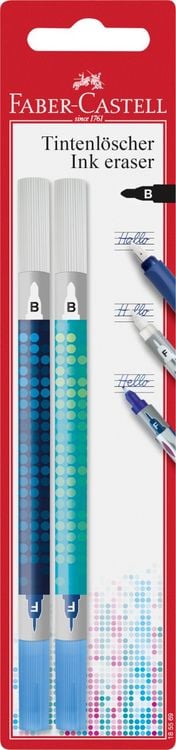 Produktbild: Faber-Castell Tintenkiller mit breiter L&ouml;schspitze 2er Set