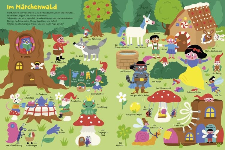 Produktbild: Dinos, Feen und Weltraumhelden: Mein kunterbuntes Bildw&ouml;rterbuch