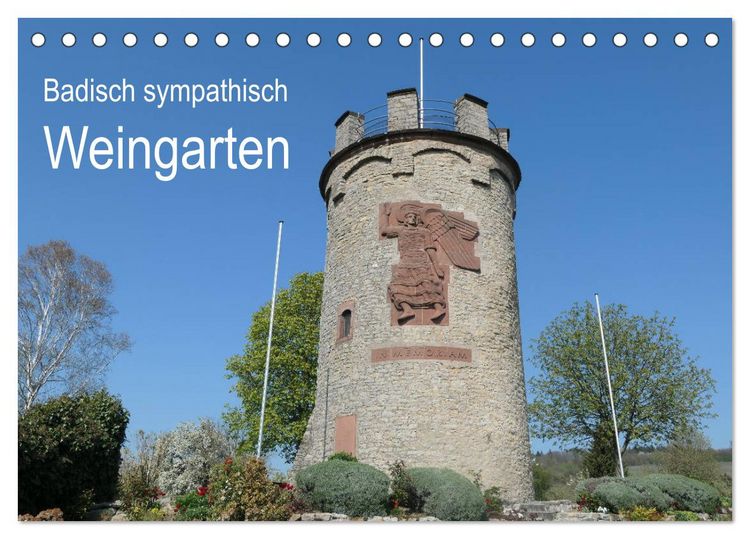Produktbild: Badisch sympathisch Weingarten (Tischkalender 2026 DIN A5 quer), CALVENDO Monatskalender