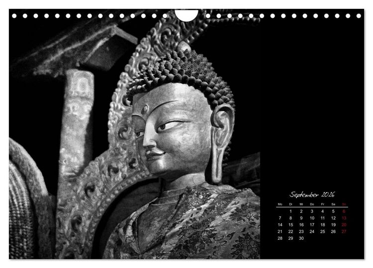 Produktbild: Worte des Buddha 2026 (Wandkalender 2026 DIN A4 quer), CALVENDO Monatskalender