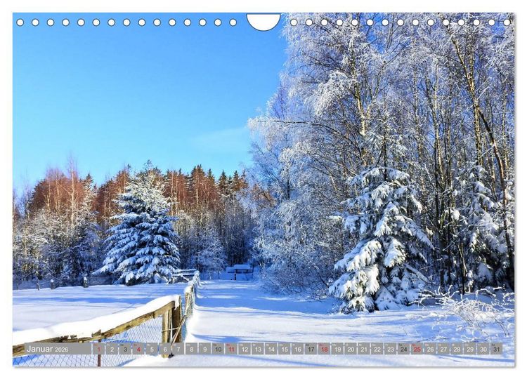 Produktbild: Wandern im Erzgebirge (Wandkalender 2026 DIN A4 quer), CALVENDO Monatskalender